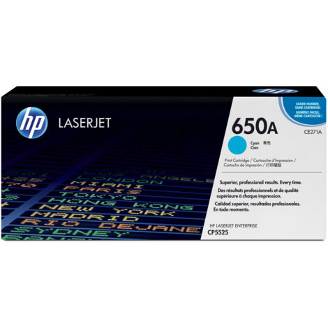 HP Cartridge No 650A HP650A HP 650A Cyan (CE271A) (1/5)