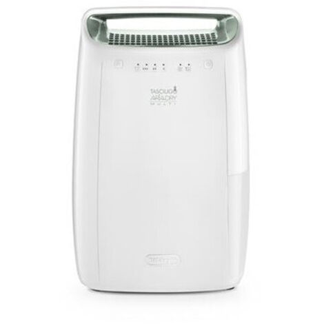 Delonghi – Déshumidificateur 2,1 L 36 dB 300 W – Efficace pour espaces confinés – Technologie de déshumidification avancée – Compact 508 mm