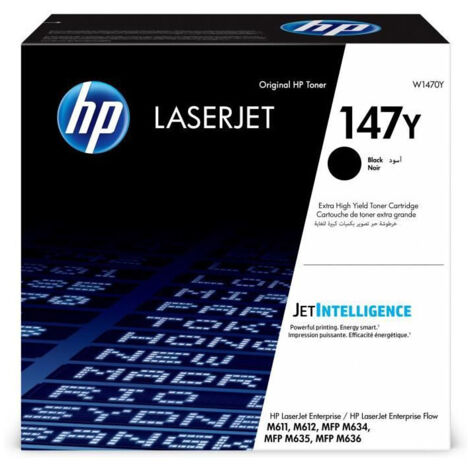 HP 147Y Extra High Yield Black Original LaserJet Toner Cartridge Cartouche de toner 1 pièce(s) (1/5)