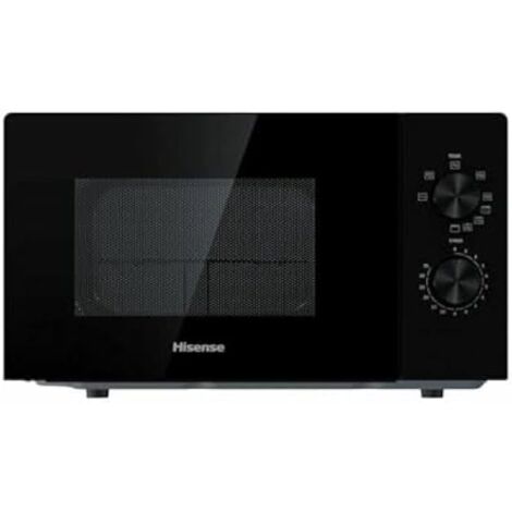 Four à micro-ondes Hisense H20MOBP1G Surface plane avec gril 20 L 700 W Noir