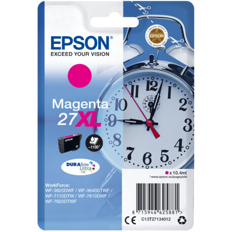 Epson Alarm clock Cartouche "Réveil" 27XL - Encre DURABrite Ultra M (1/2)