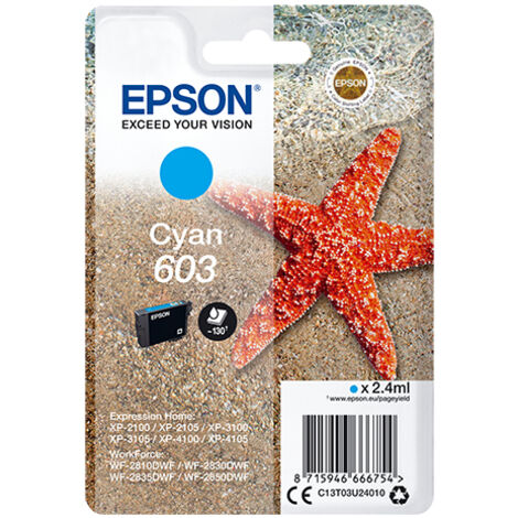 Epson Singlepack Cyan 603 Ink (1/2)