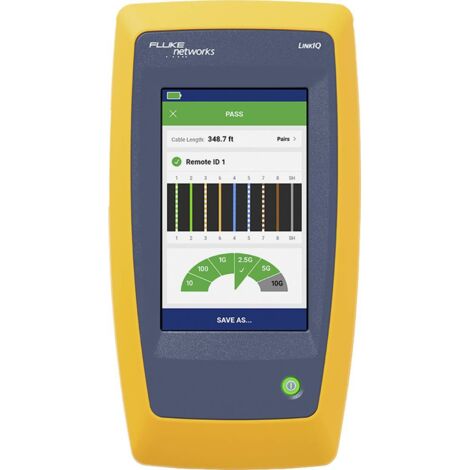 Testeur réseau – LIQ100 – 10GBASE-T – Diagnostic commutateur – Validation PoE – Gestion des résultats via LinkWare PC – Flukenetworks (1/5)