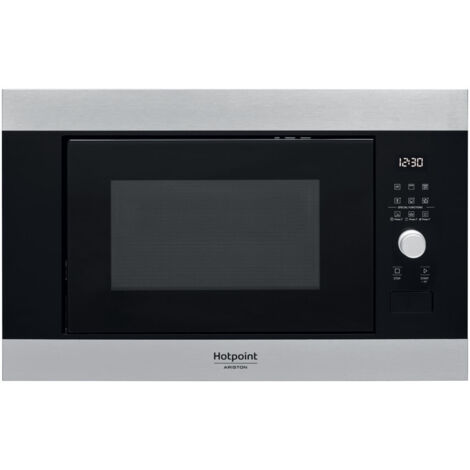 Hotpoint MF20G IX HA.1 Noir, Acier inoxydable Micro-ondes grill Intégré 20 L 800 W