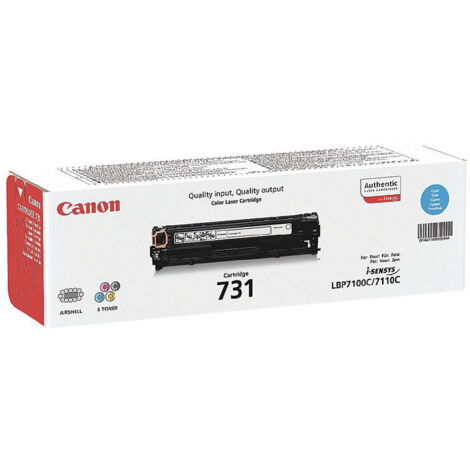 Canon 731 Cartouche de toner 1 pièce(s) Original Cyan (1/3)