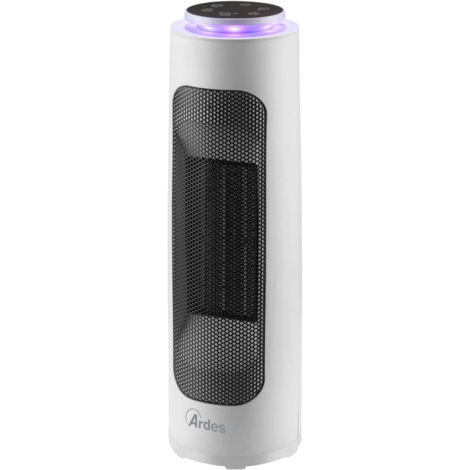 Chauffage soufflant oscillant en céramique Areds AR4P19 avec panneau de commande tactile, blanc (1/5)