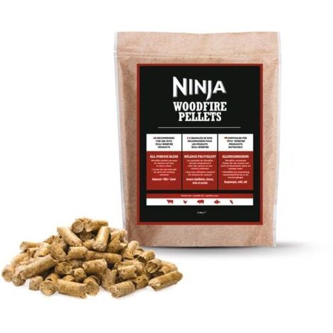 Ninja – Granulés de bois pour barbecue – Mélange 100% naturel – 900 g – Idéal pour cuisson à la braise – Parfait pour grillades et fumage (1/5)