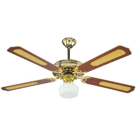 Ventilateur de plafond avec télécommande + lumière VECRD43TL DCG (1/4)
