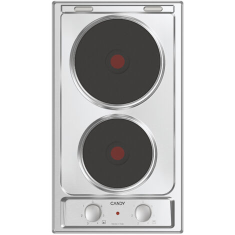 Candy – Plaque vitrocéramique 30 cm 2 foyers 3500 W – Design moderne intégré – CE32XK