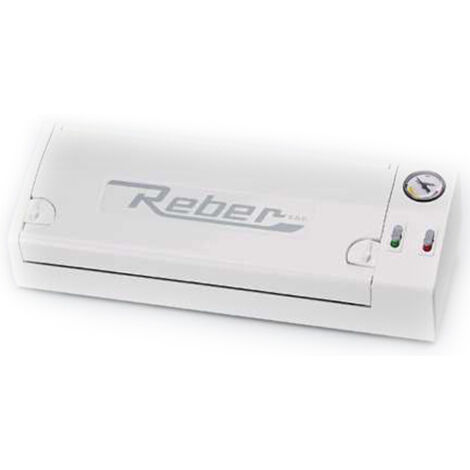 Machine sous vide 9700N – Barre de soudure 32 cm – Niveau de vide -830 mbar – Capacité d'aspiration 18 l/min – Économie d'énergie 190 W – Reber