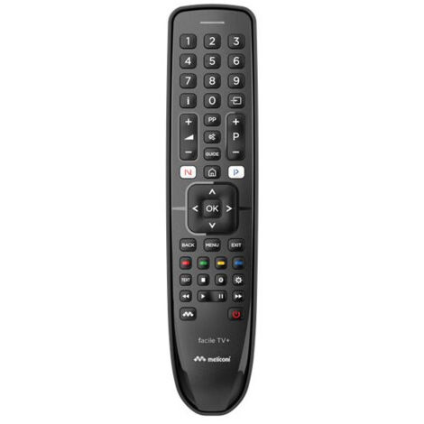 Meliconi Gumbody Facile TV+ télécommande RF sans fil Appuyez sur les boutons (1/3)