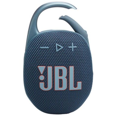 Enceinte Bluetooth portable JBL Clip 5 – Son JBL Pro puissant – Autonomie 12h – Indice d'étanchéité IP67 – Mousqueton intégré