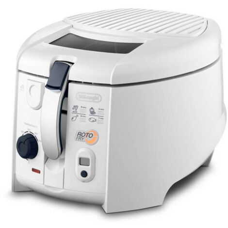 DELONGHI F28533.W1 Friteuse électrique classique RotoFry - Blanc (1/5)