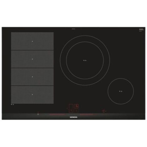 Siemens ex875lec1e Plaque Électrique/Céramique/Verre Céramique/81,2 cm/fonction Power Boost/Noir