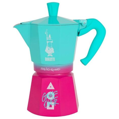 Bialetti Moka Express Squid Game Cafetière 6 Tasses Colorée (1/3)