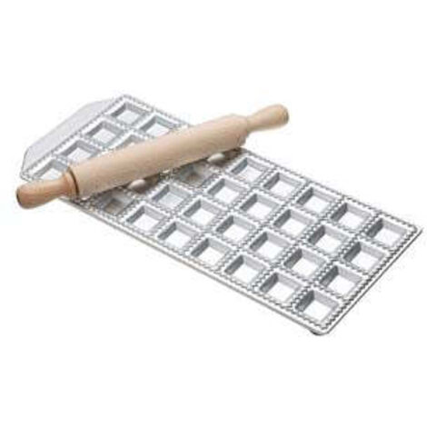 Raviolibereiter Classic mit Teigrolle 29x18x3cm