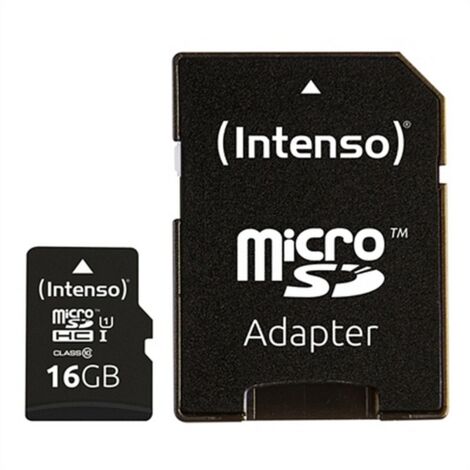 Intenso microSDHC Card      16GB Premium Class 10 UHS-I
