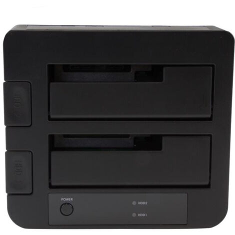 StarTech.com SDOCK2U313 Station d'accueil de disques de stockage USB 3.2 Gen 2 (3.1 Gen 2) Type micro-B Noir (1/3)