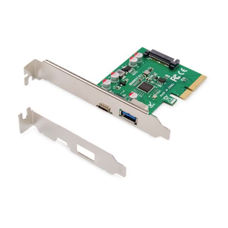 Digitus Carte PCIe, USB Type-C™ + USB-A (1/5)