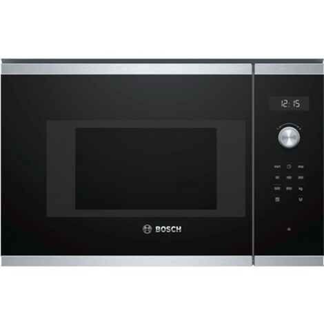 Bosch – Micro-ondes encastrable 20L BFL524MS0 – Puissance 800W – 5 niveaux de cuisson – Panneau tactile – Éclairage LED intérieur