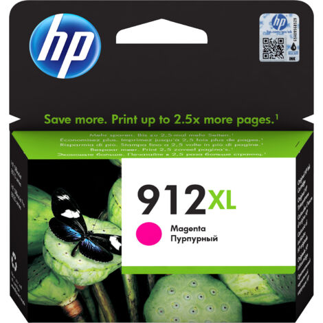 Hewlett Packard HP 912XL - Original - Encre à pigments - Magenta - HP - OfficeJet 8012  - OfficeJet 8014  - OfficeJet 8015  - OfficeJet Pro 8022  - OfficeJet Pro 8024 ,... 1 pièce(s) (3YL82AE301)