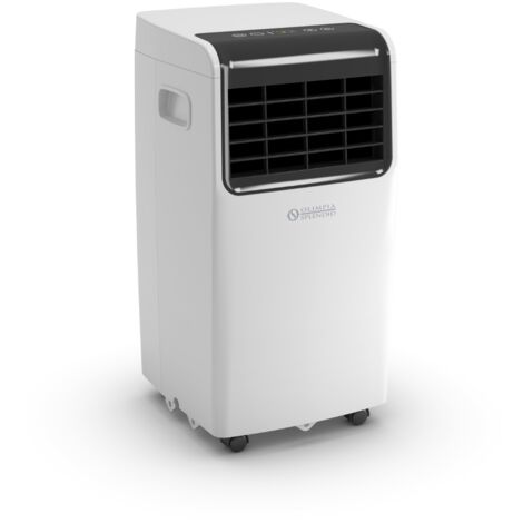 Olimpia Splendid - 02473 Dolceclima Compact 10 MBB Wi-Fi Climatiseur portable - 10 000 BTU/h, 2,6 Kw, avec télécommande et WiFi intégré, Gaz naturel R290, Design Made in Italy, Blanc [A]