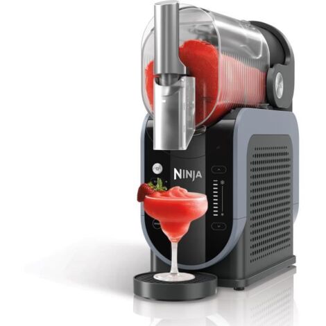 Ninja – Machine à granité 2,5L inox gris – 800W – 5 programmes automatiques – Technologie WhisperChill – Dimensions 16,6 x 42 x 41,4 cm