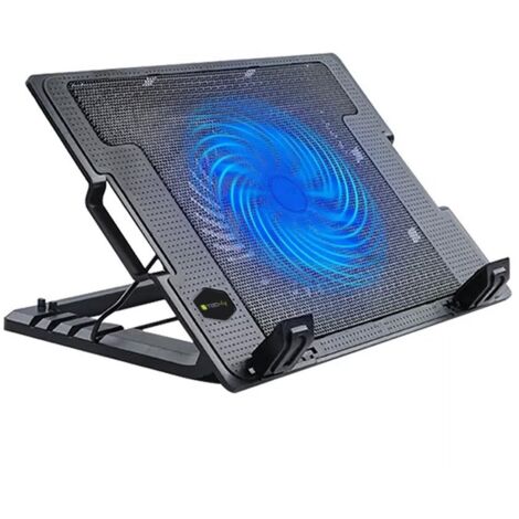 Techly ICOOL-CP12TY système de refroidissement pour ordinateurs portables 43,9 cm (17.3") 1400 tr/min Noir (1/5)