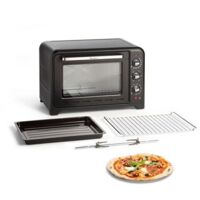 Moulinex – Four électrique mixte vapeur 60L – 7 modes de cuisson – Thermostat mécanique – Minuterie – 2 grilles réversibles – Design vintage