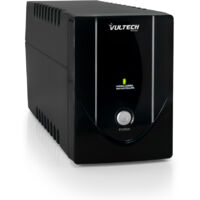 Vultech UPS1200VA-LITE alimentation d'énergie non interruptible Interactivité de ligne 1,2 kVA 600 W 2 sortie(s) CA