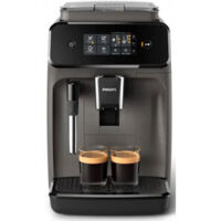 Philips – Cafetière à dosettes automatique – Moulin intégré – 2 variétés de café – Écran tactile – Capacité 1,8 L – 1500 W – Noir