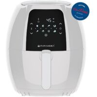 Pyramidea AF812W Friteuse à air chaud simple 8 L 1800 W Blanc