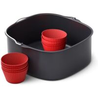 Philips HD9956/00 Accessoire cuisson Airfryer noir rouge