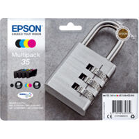 Epson Padlock C13T35864020 cartouche d'encre 1 pièce(s) Original Rendement standard Noir, Cyan, Magenta, Jaune