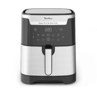 Moulinex – Friteuse sans huile 6,5L – 8 programmes automatiques – Technologie Extra Crisp pour cuisson croustillante – Gril sans fumée 2 en 1