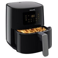 Philips – Friteuse sans huile 4,1 L – 1400 W – Technologie Rapid Air pour cuisson saine – Indépendante – Noir, Argent