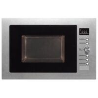 Silverline MW9025 Four à micro-ondes encastrable capacité 20 l Inox