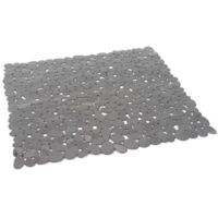 Tappeto Antiscivolo Doccia 54X54 Cm River Grigio