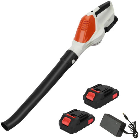 Souffleur à feuilles sans fil 21V avec 2 batteries 21V – Moteur à 5 vitesses – Léger et ergonomique pour nettoyage efficace – Idéal pour neige et poussière