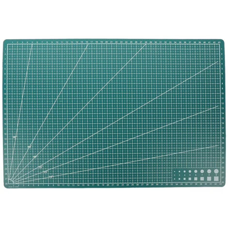 Tapis de découpe rotatif auto-cicatrisant double face 36,8 x 24,1 cm pour travaux manuels, tissus, quilting, loisirs créatifs, art, argile et scrapbooking (1/5)