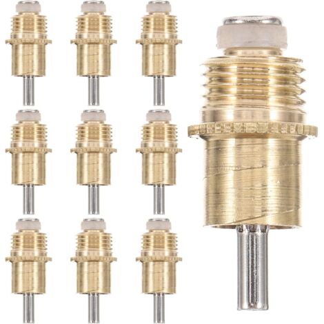 10pièces Abreuvoir pour Lapin avec Distributeur Eau Automatique Tétines Cuivre Longue Durée pour Cages Clapiers Et Usage Extérieur (1/5)