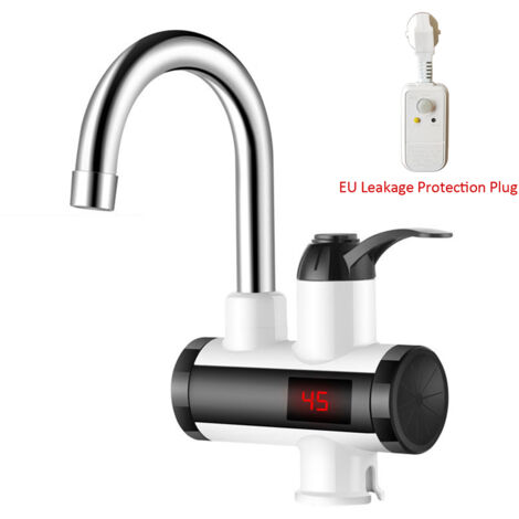 Robinet d'eau chaude instantanée 3000W, robinet de chauffe-eau électrique, étanche IPX4, rotatif à 360 ° (1/5)