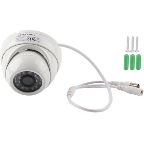 AHD coaxial vidéo caméra 4 dans 1 dome 1080p 24pcs LED infrarouge IP66 imperméable zéroladepalpal