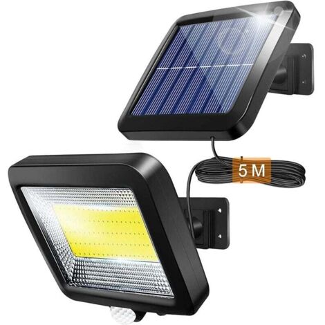 Applique murale à induction lumière led étanche (split 100 lumières avec trois fonctions (y compris une rallonge de cinq mètres)),pour extérieur, jardin, cour (1/5)