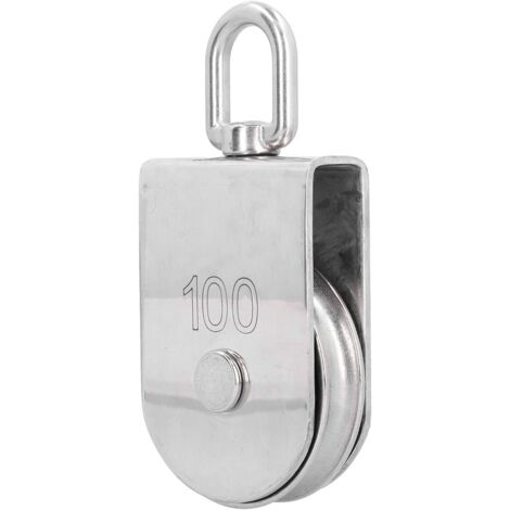 Rouleau Simple de Levage de Poulie Marine 100mm/3.9in 1000kg/2205lb Chargement Rotatif en Acier Inoxydable 316 pour Navires (1/5)