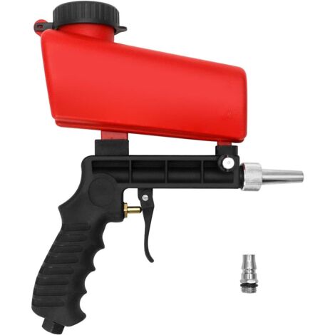 Gotrays – Pistolet pneumatique de sablage – Régulateur de pression réglable – Élimination rapide de rouille et corrosion – Pour espaces confinés (1/5)