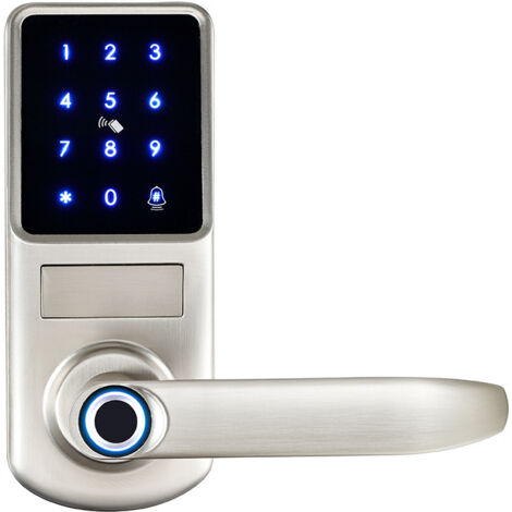 Gotrays – Serrure de porte électronique à empreintes digitales – Déverrouillage à distance via application – Matériaux aluminium et ABS – Sécurité maison et hôtel