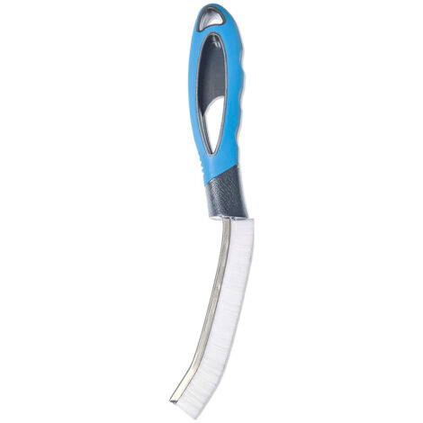 Brosse à joints idéale pour frotter les joints de carrelage, les coins et les bords grâce à sa tête étroite - Manche économique - Résiste à la rouille (longueur du produit 27 cm) (1/3)