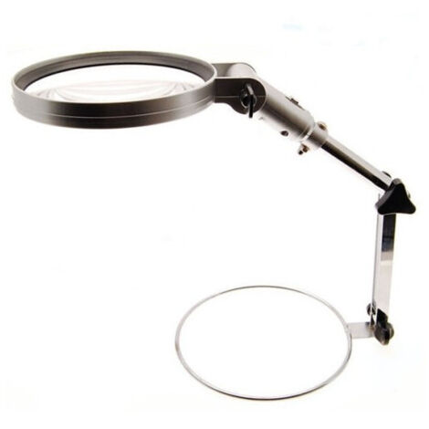 Loupe Pliable 2x 130mm Avec Lumière Led Portable