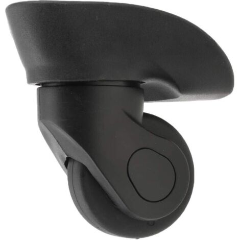 Paire de roulettes de rechange pour valises pivotantes à 360°, noires, taille S, W041, ensembles de bagages